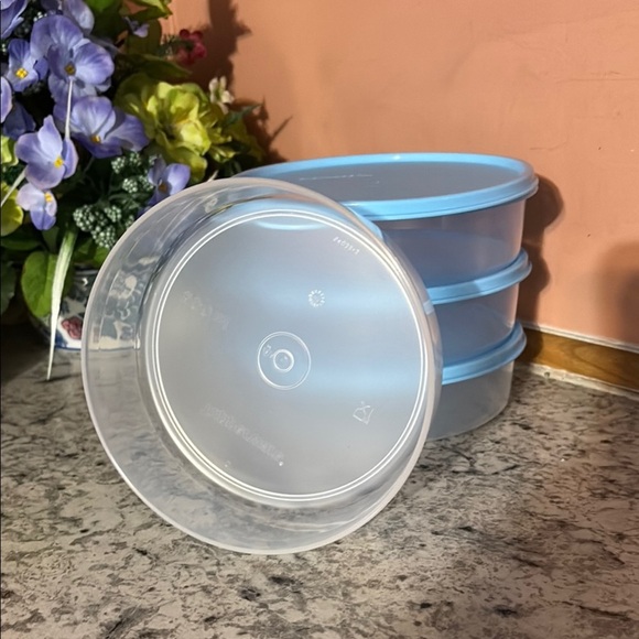 Tupperware Blue and White Food Storage Set - Picture 4 of 4